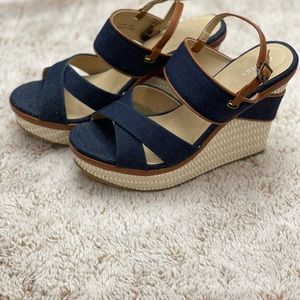 Chinese Laundry denim sandal.  Size 10.  New with box.